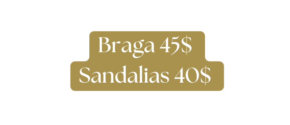 Braga 45 Sandalias 40