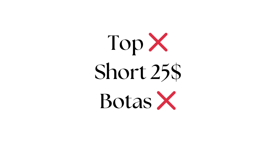 Top Short 25 Botas