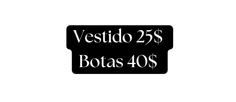 Vestido 25 Botas 40