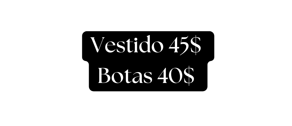 Vestido 45 Botas 40